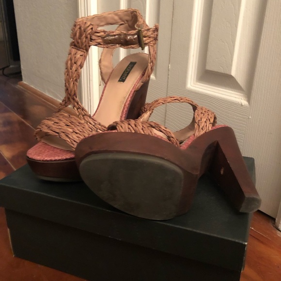 Shoemint Raffia Heels - Picture 3 of 4